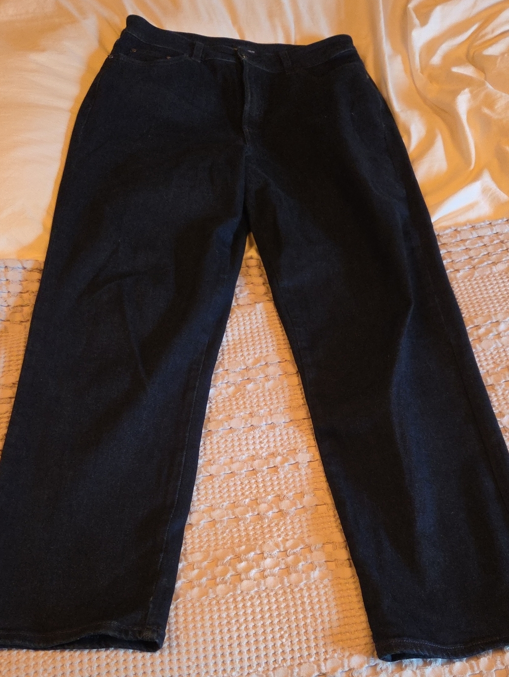 Universal Standard Dark Blue Straight-Leg Pants Size 10